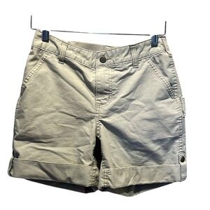 Carhartt Women’s Utility Shorts Khaki Tan Size 4